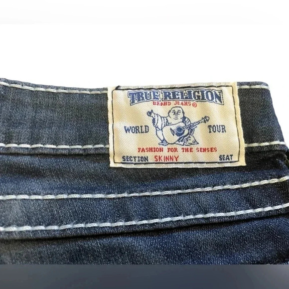 True Religion Skinny Natural Big T Jeans  Size 27 - Picture 9 of 11